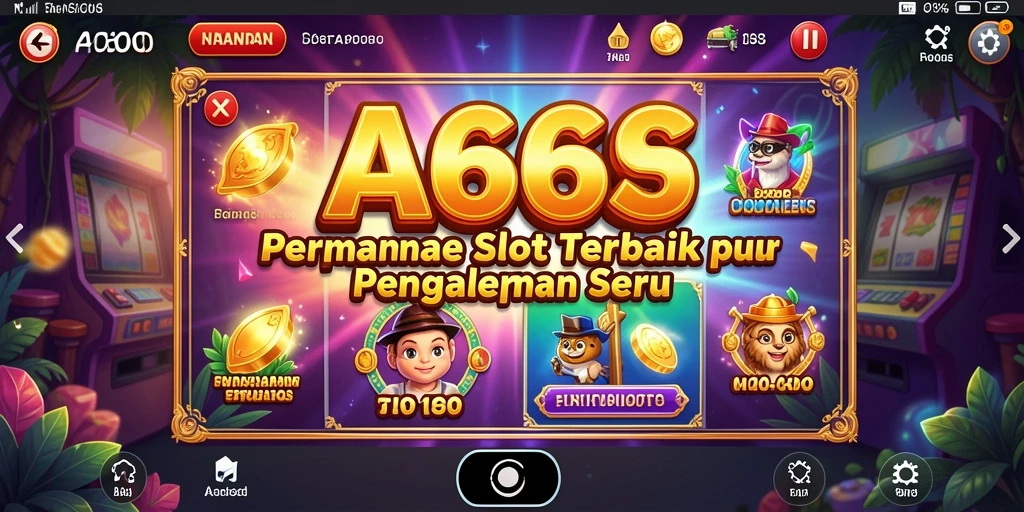 Screenshot menunjukkan gameplay menarik dari permainan Slot AA666.