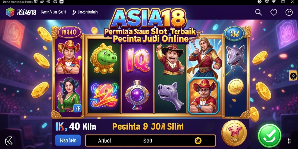 Tampilan gameplay seru dari ASIA918 dengan berbagai mesin slot.