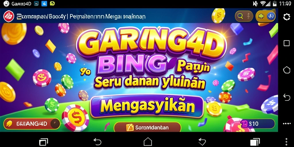 Screenshot utama GARANG4D menampilkan gameplay Bingo yang menarik.