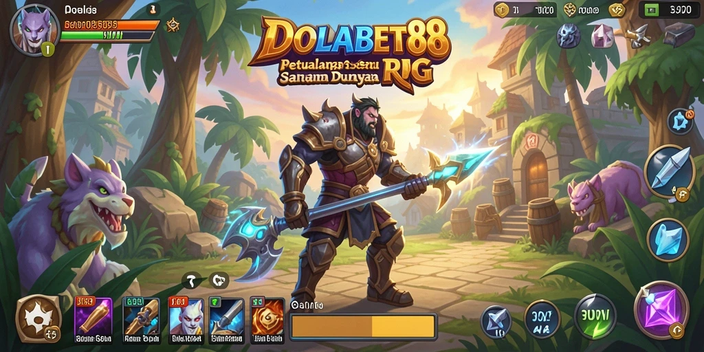Tangkapan layar gameplay seru di IDOLABET88, menunjukkan pertarungan yang mendebarkan.