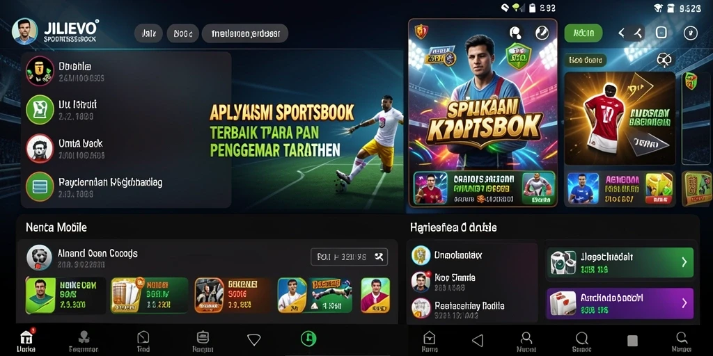 Tampilan menarik dari gameplay taruhan olahraga di JILIEVO.