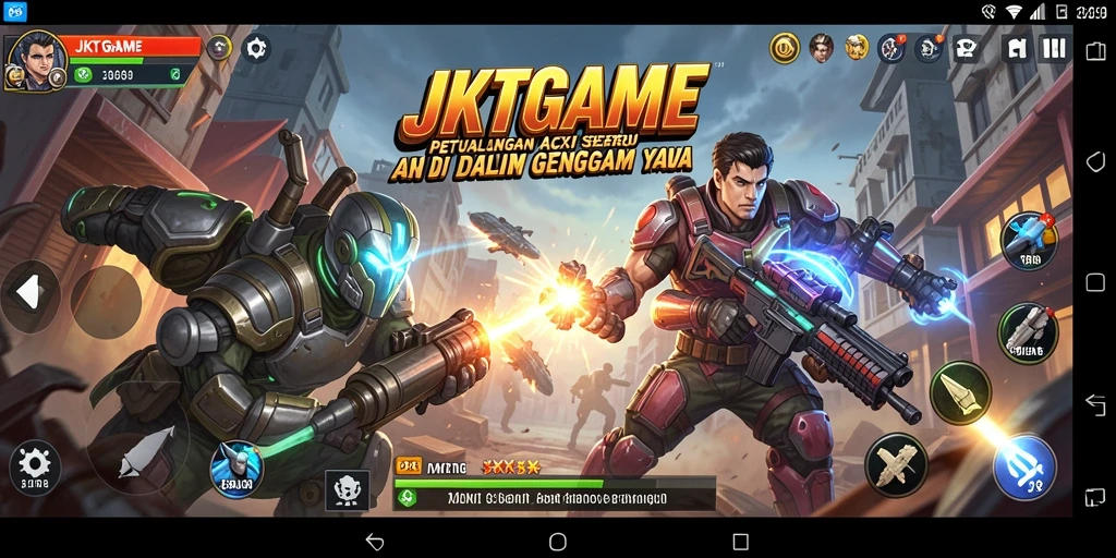 Tampilkan aksi seru dalam JKTGAME yang mendebarkan.