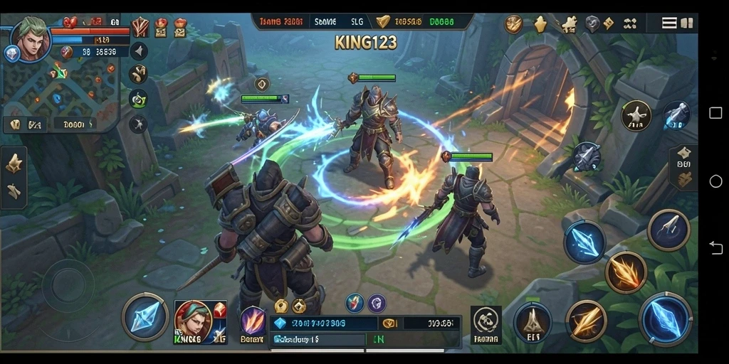 Tampilan gameplay <strong>KING123</strong> yang menegangkan dan penuh strategi.