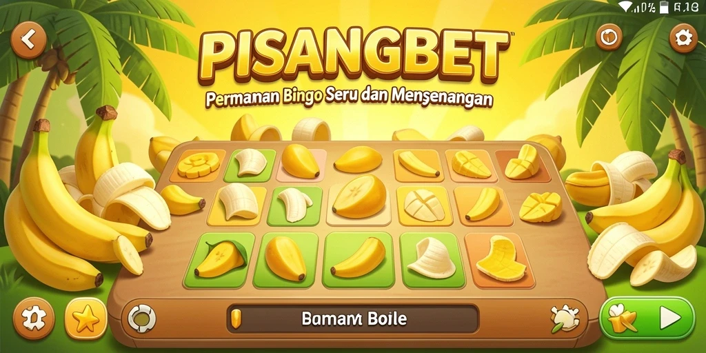 Tampilan gameplay Bingo yang seru dan interaktif di PISANGBET.