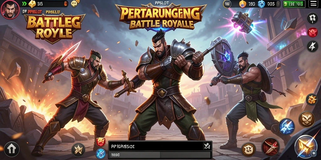 Tampilan dinamis dari gameplay PP8SLOT yang penuh aksi.