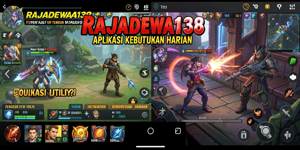 Tampilan antarmuka aplikasi RAJADEWA138 yang sederhana dan fungsional.