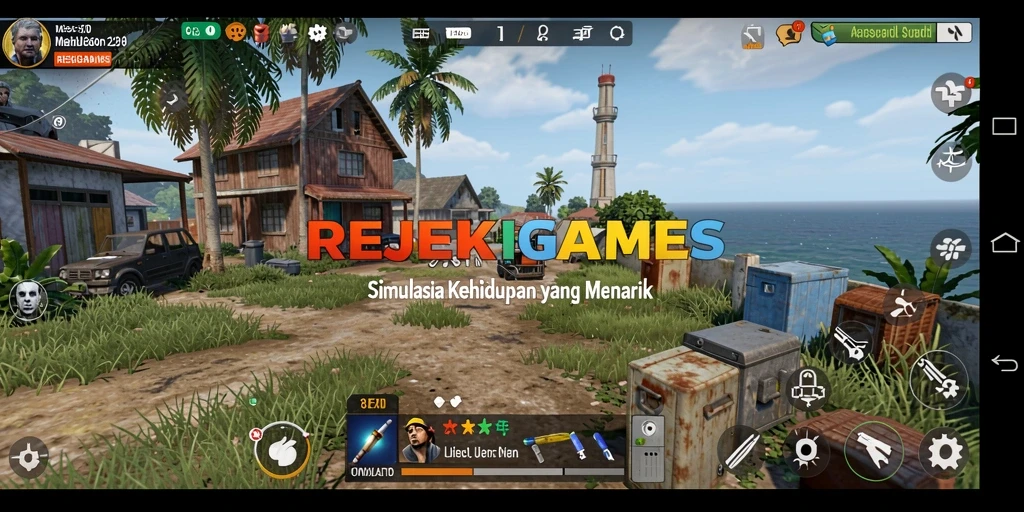 Screenshot gameplay <strong>REJEKIGAMES</strong> menampilkan karakter dalam situasi menarik.