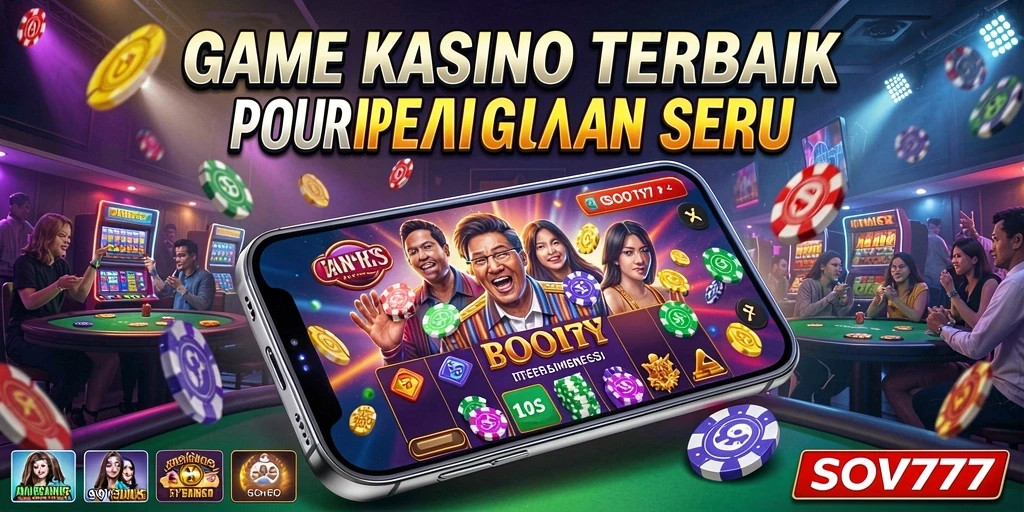 Gameplay menarik dan seru dalam SOV777 dengan banyak pilihan kasino.
