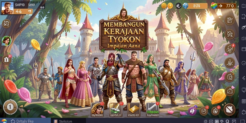 Screenshot SVIP10 menampilkan pemain yang berhasil menjalankan bisnis dengan efisien.